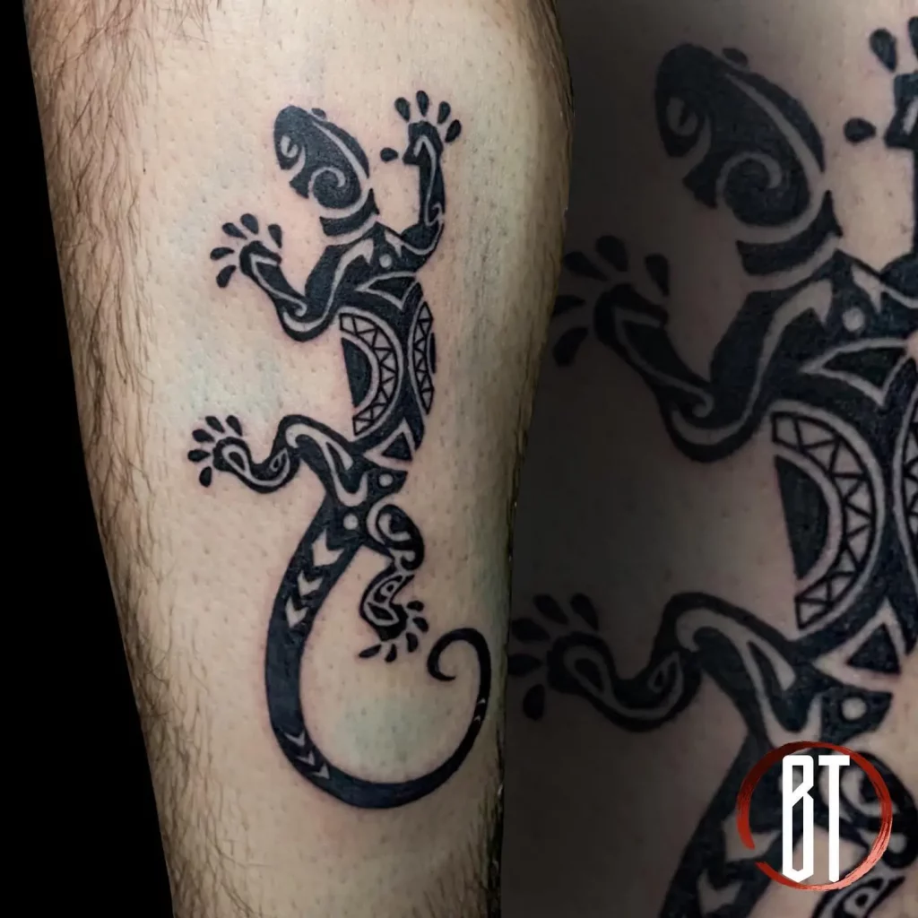 Lizard Samoan Tattoo