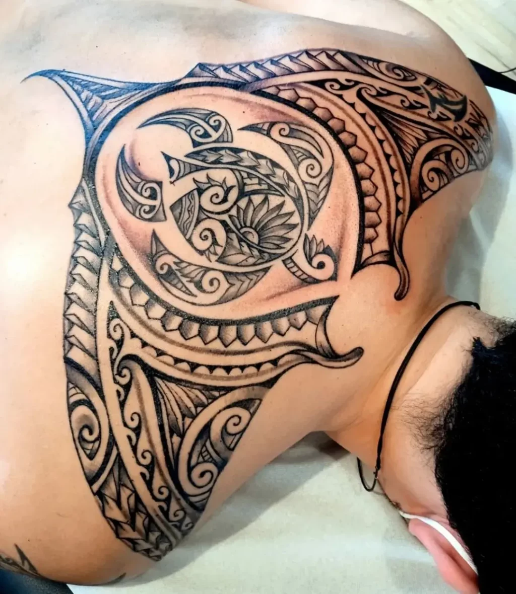 Manta Ray Samoan Tattoo