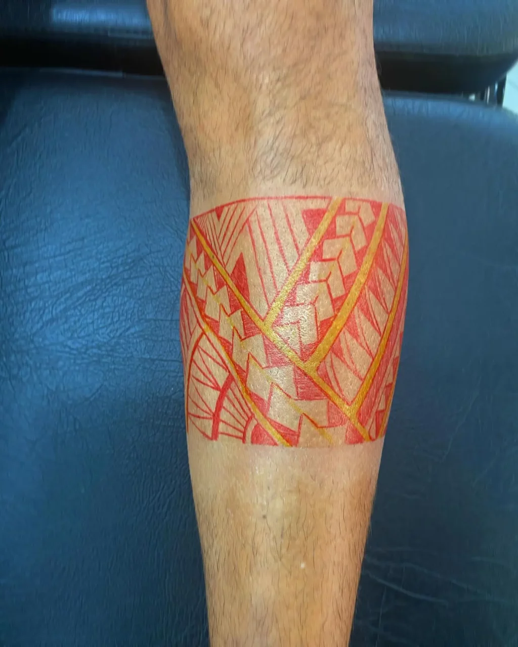 Orange Samoan Tattoo