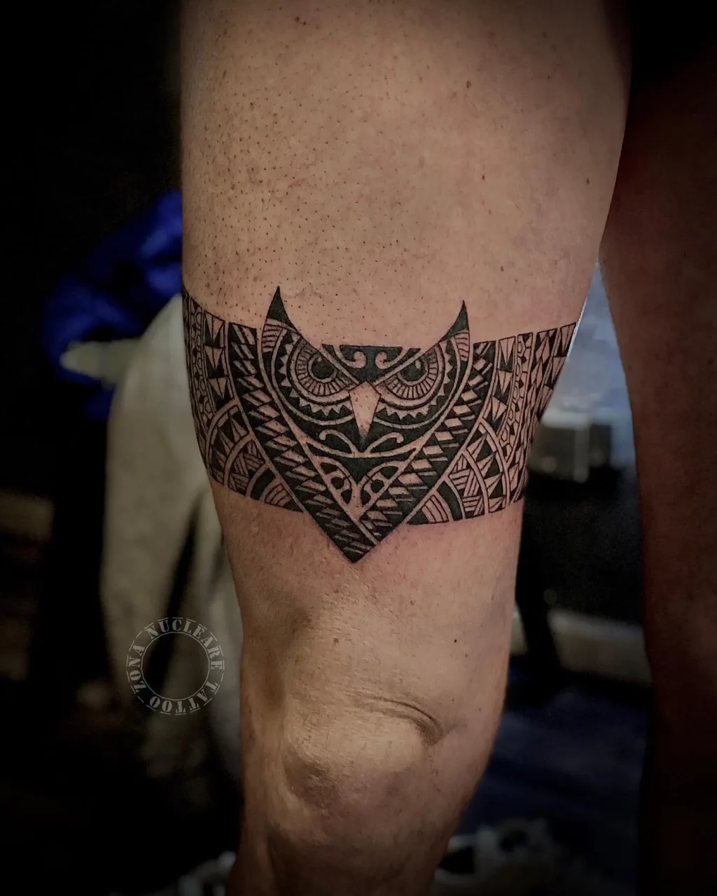 Owl Samoan Tattoo