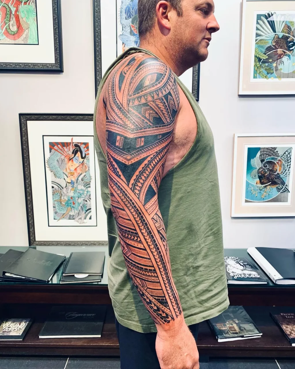 Samoan Sleeve Tattoo
