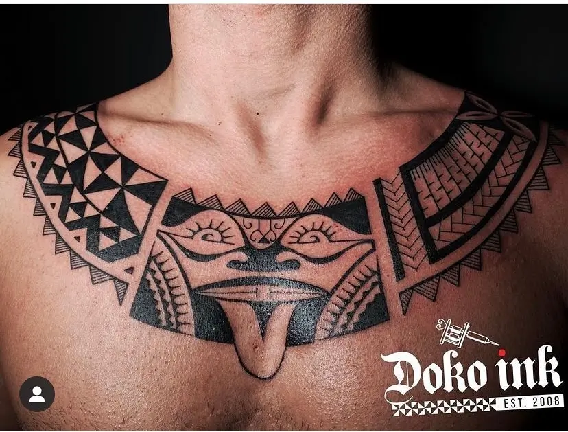Samoan Tattoo Chest