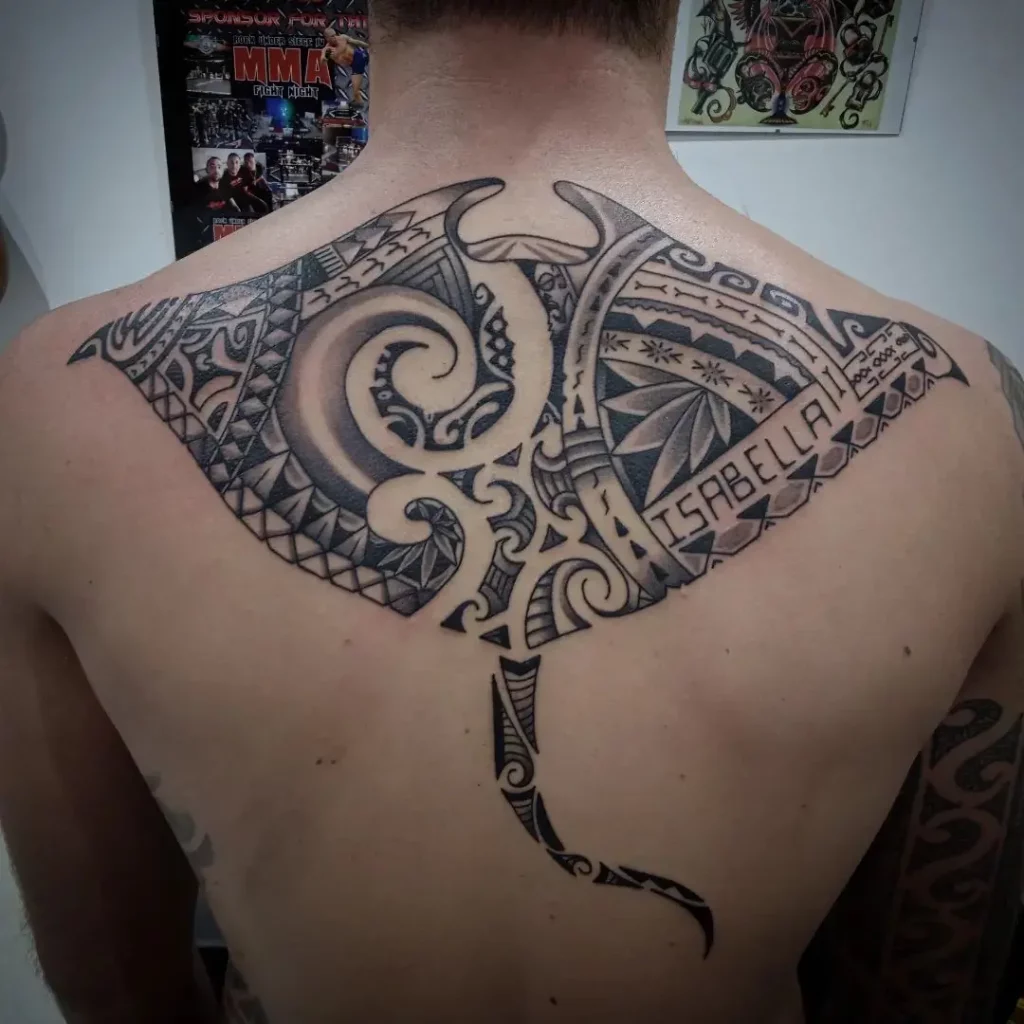 Samoan Tattoo On Back