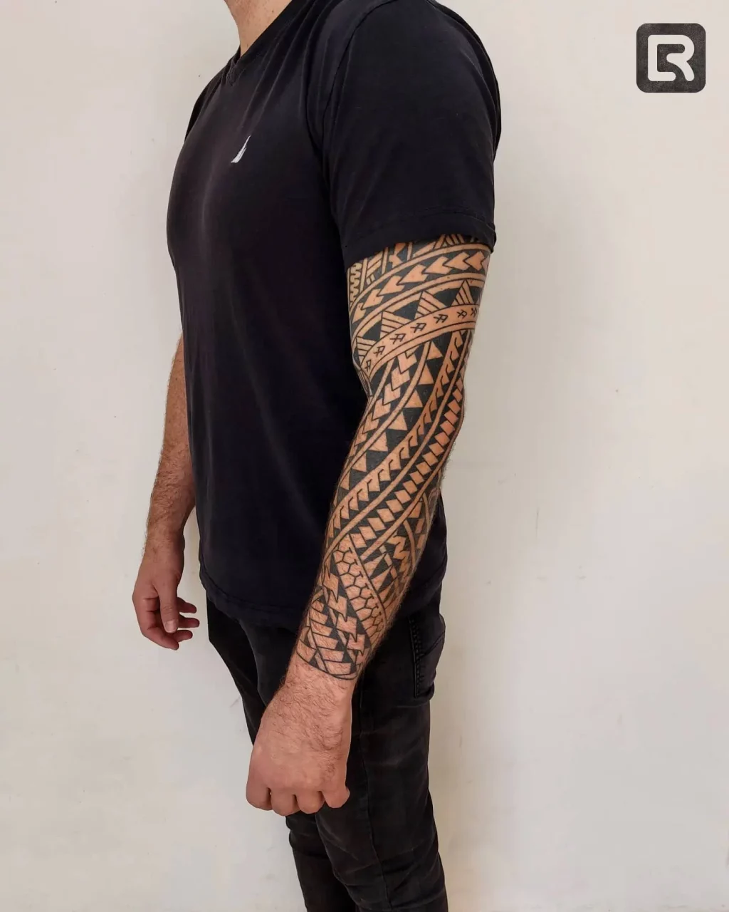 Samoan Tattoo Pattern Over Arm