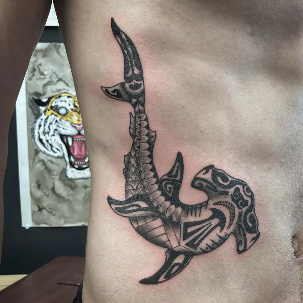Samoan Tattoo Shark