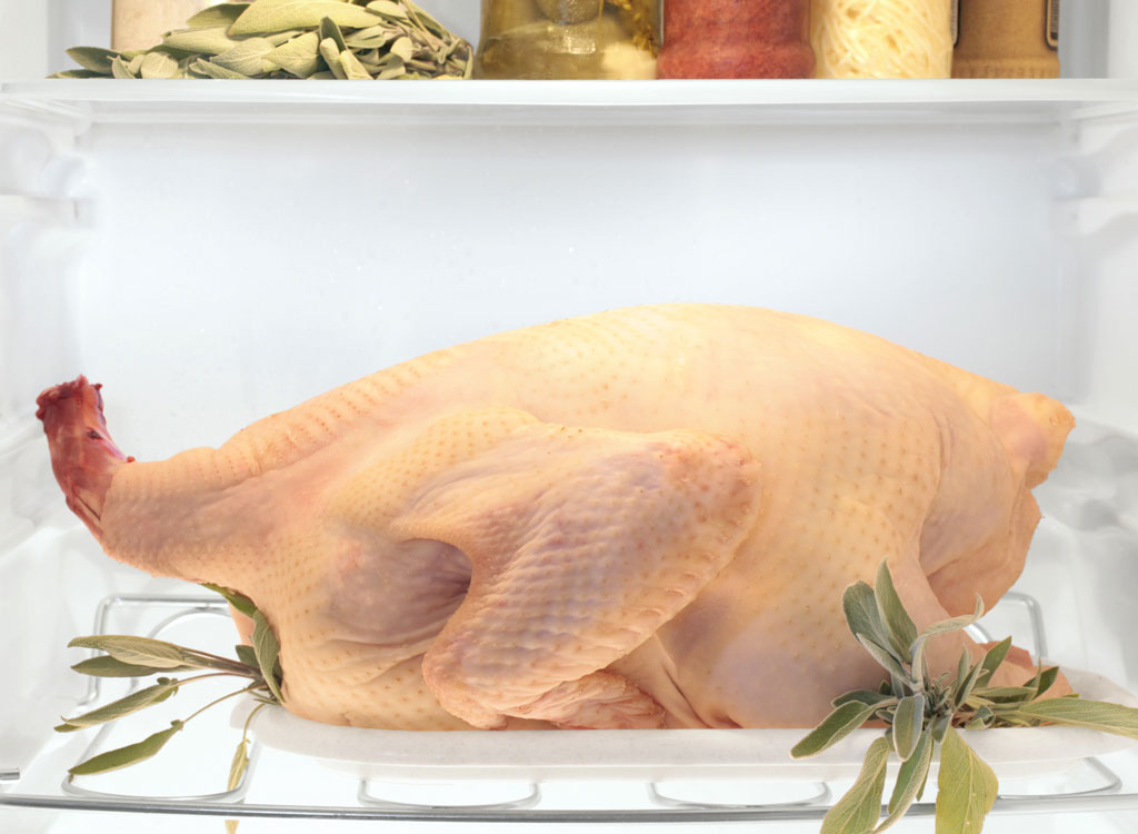 thaw turkey in fridge
