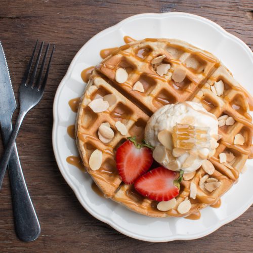 waffles without milk recipe